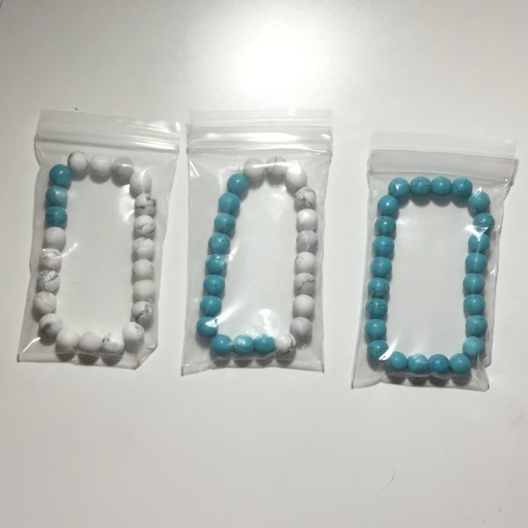 Marble bracelet 3-pack - Picture 1 of 5